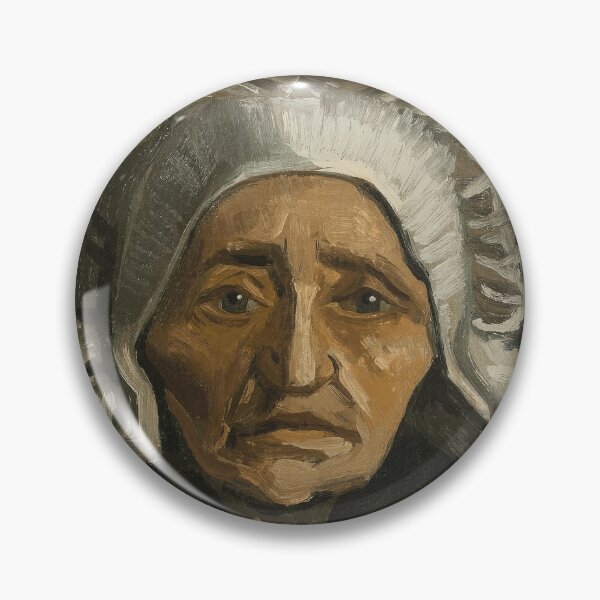 Item preview, Van Gogh Head of an Old Peasant Woman with White Cap designed and sold by KAI-Studio.
