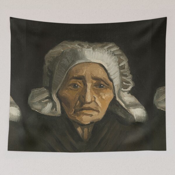 Item preview, Van Gogh Head of an Old Peasant Woman with White Cap designed and sold by KAI-Studio.