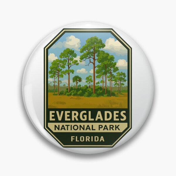 Item preview, Everglades National Park Retro Swamp Wildlife Sticker designed and sold by Ismeal Von.