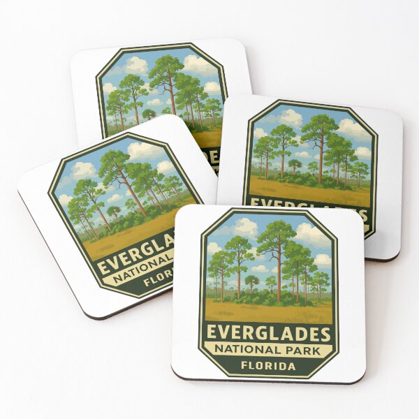 Item preview, Everglades National Park Retro Swamp Wildlife Sticker designed and sold by Ismeal Von.