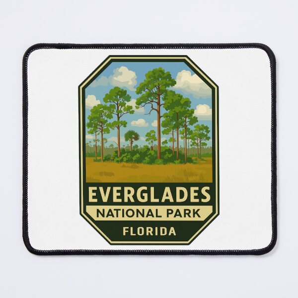 Item preview, Everglades National Park Retro Swamp Wildlife Sticker designed and sold by Ismeal Von.