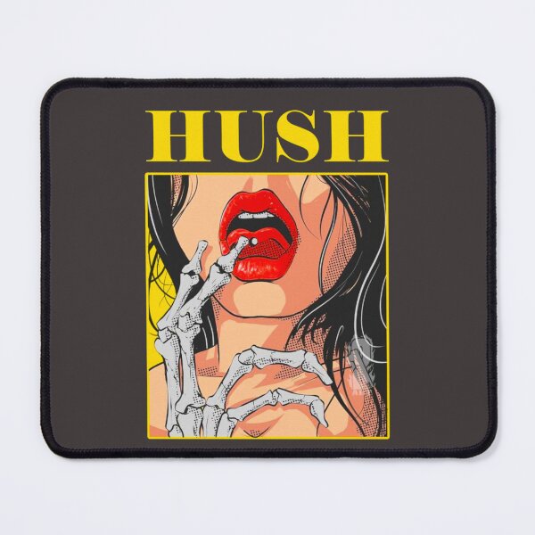 Item preview, Hush: A Provocative Pop Art Portrait designed and sold by Ronny-Owiso.