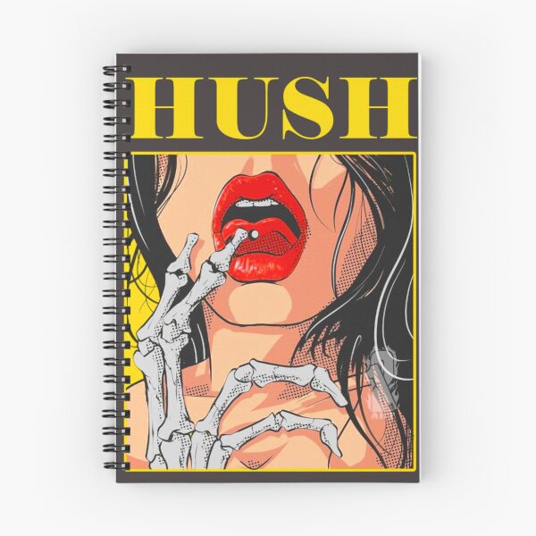 Item preview, Hush: A Provocative Pop Art Portrait designed and sold by Ronny-Owiso.