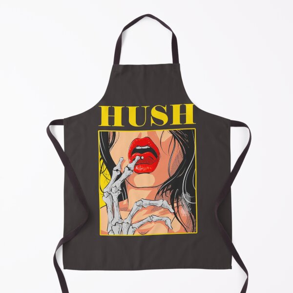Item preview, Hush: A Provocative Pop Art Portrait designed and sold by Ronny-Owiso.