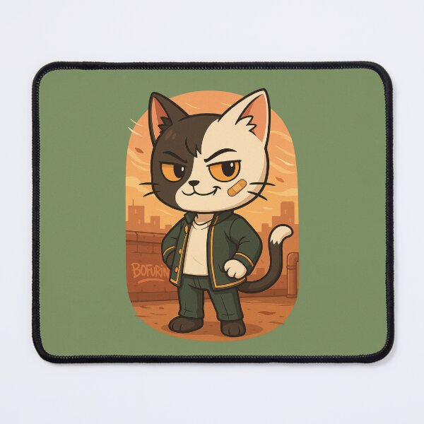 Item preview, Smug Cat Fighter – Haruka Sakura Inspired Chibi designed and sold by NyxVerse-Studio.