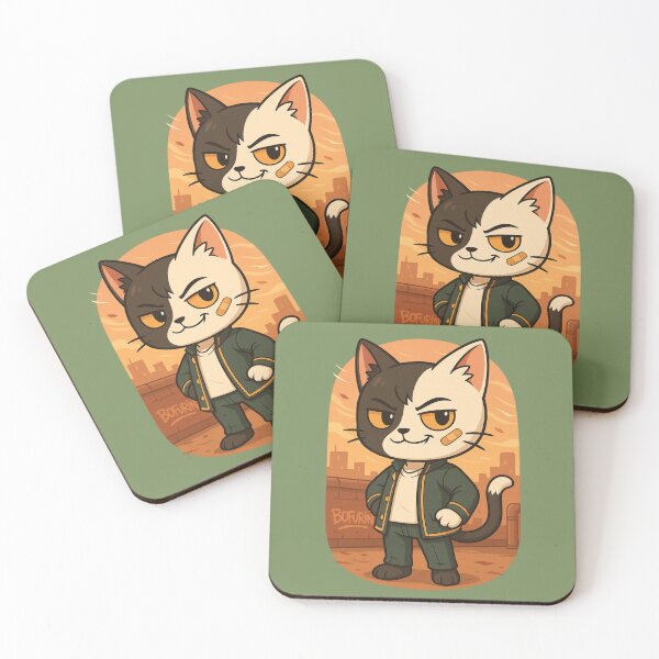 Item preview, Smug Cat Fighter – Haruka Sakura Inspired Chibi designed and sold by NyxVerse-Studio.