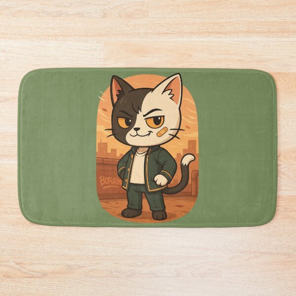 Item preview, Smug Cat Fighter – Haruka Sakura Inspired Chibi designed and sold by NyxVerse-Studio.
