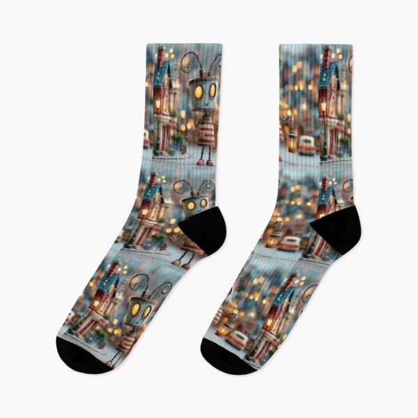 Item preview, Title: Lantern Bot’s Cozy Stroll designed and sold by MYTHIC PEEL STICKERS.