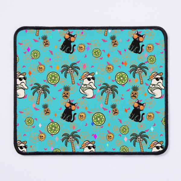 Item preview, Summerween Repeating Pattern – Spooky Cute Tropical Chaos designed and sold by Feral-by-Elsie.