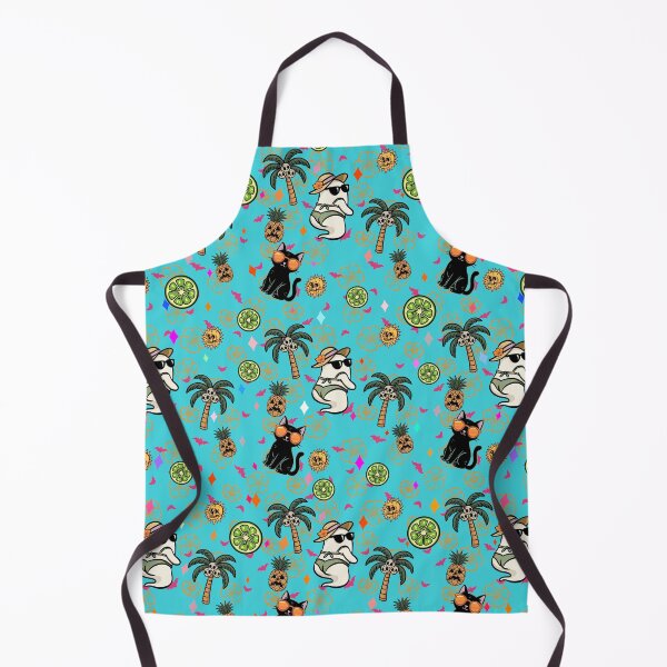 Item preview, Summerween Repeating Pattern – Spooky Cute Tropical Chaos designed and sold by Feral-by-Elsie.