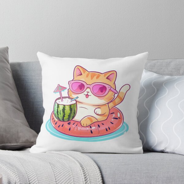 Item preview, Viral Summer Cat designed and sold by Imaginarium of Chaos falcon88 .