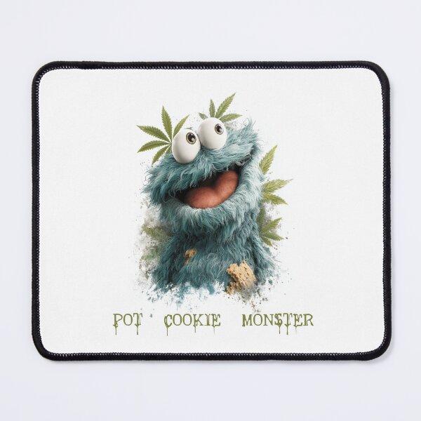Item preview, Stay Baked, Eat Cookies – Funny Stoner Cookie Loving Puppet Parody designed and sold by Ignorant-Artist.