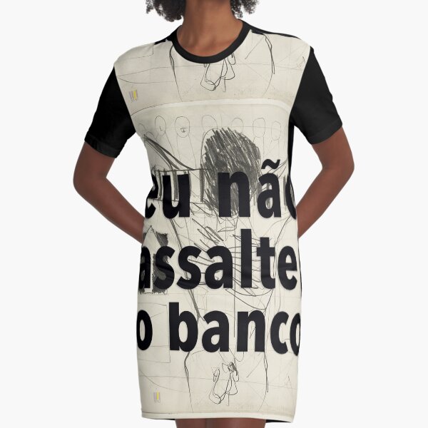 Bank assault art project Graphic T-Shirt Dress