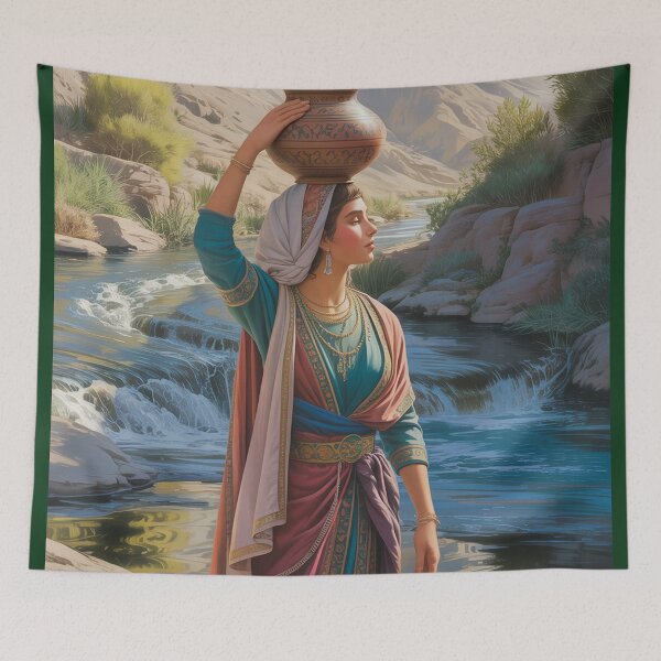 Item preview, a serene Eastern woman. designed and sold by Lilashakti ⭐️ ⭐️ ⭐️ ⭐️ ⭐️.