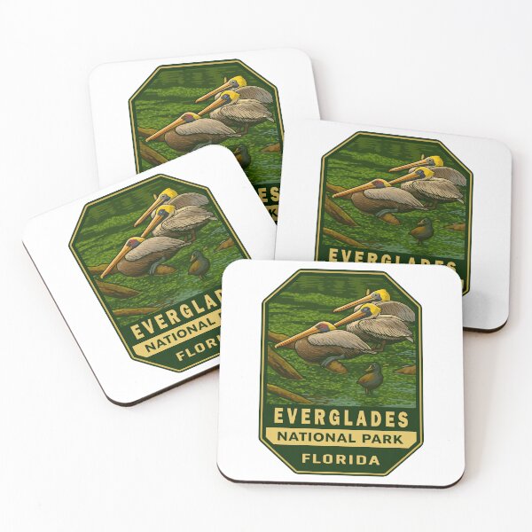 Item preview, Everglades National Park Retro Swamp Wildlife Sticker designed and sold by Ismeal Von.