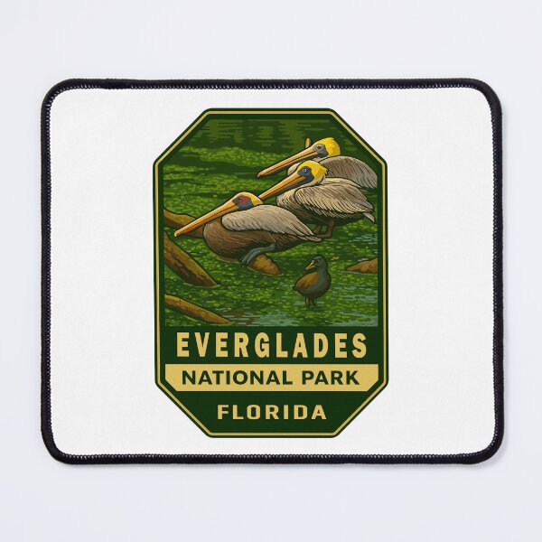 Item preview, Everglades National Park Retro Swamp Wildlife Sticker designed and sold by Ismeal Von.