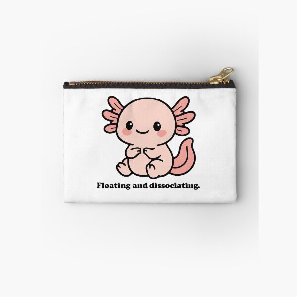 Item preview, Funny Mental Health Axolotl – Floating and dissociating designed and sold by EntangledQNTM.