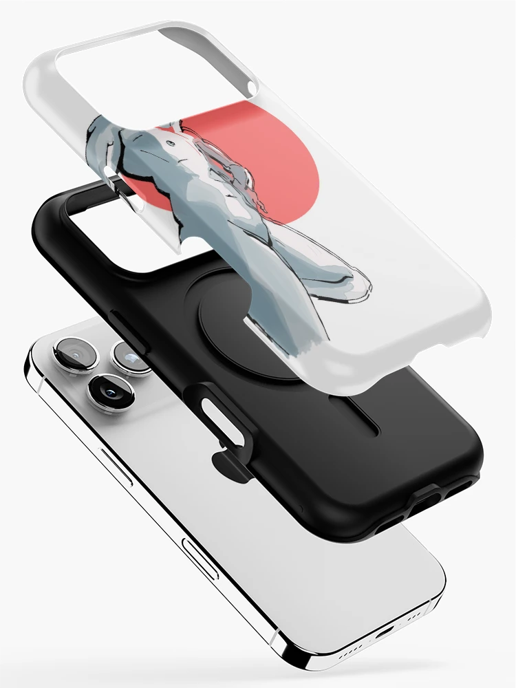 Thumbnail 2 of 4, iPhone Case, Red Sun Rising designed and sold by BearelyDrawing.