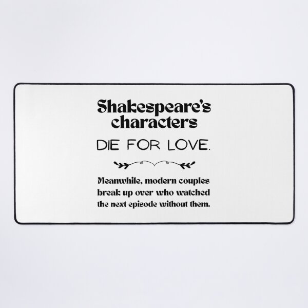 Item preview, Shakespeare VS Netflix designed and sold by ObsidianDaz.