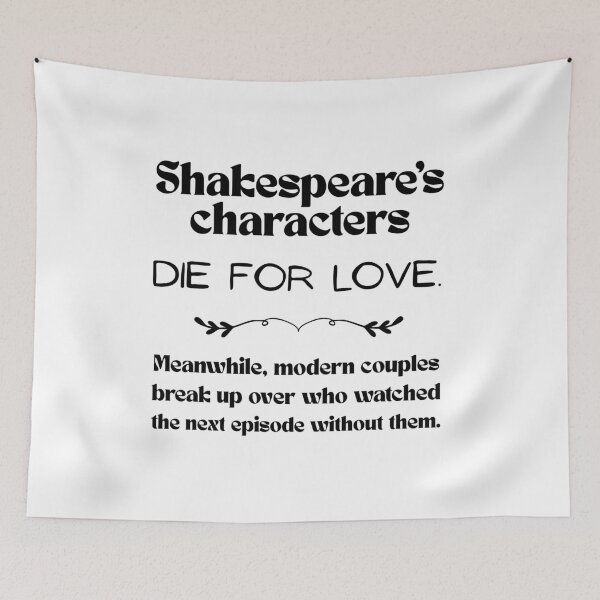 Item preview, Shakespeare VS Netflix designed and sold by ObsidianDaz.