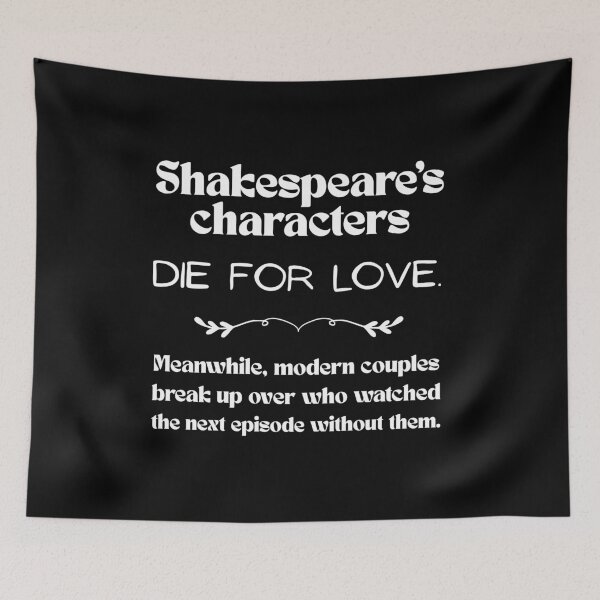 Item preview, Shakespeare VS Netflix designed and sold by ObsidianDaz.