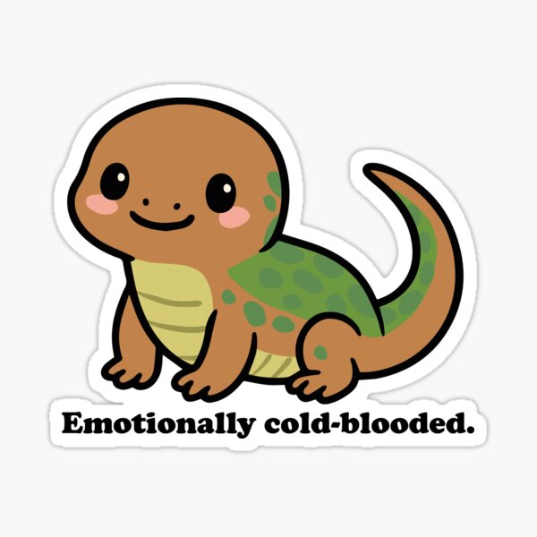 Item preview, Existential Gecko – Emotionally Cold-Blooded designed and sold by EntangledQNTM.