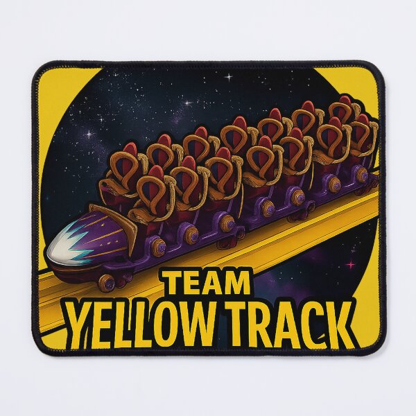 Item preview, Stardust Racers: Team Yellow Track designed and sold by Theme Snark.