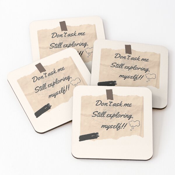 Item preview, Don’t Ask Me – Still Exploring Myself | Expression Series designed and sold by KomoFrames.
