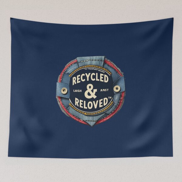 Item preview, Reclaimed Denim Collage Design designed and sold by Zakrytos ★★★★★.