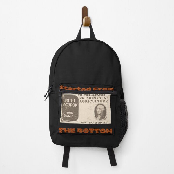 Item preview, Started From the Bottom – Vintage Food Stamp Design | Streetwear Motivation designed and sold by GoQEvergreen.