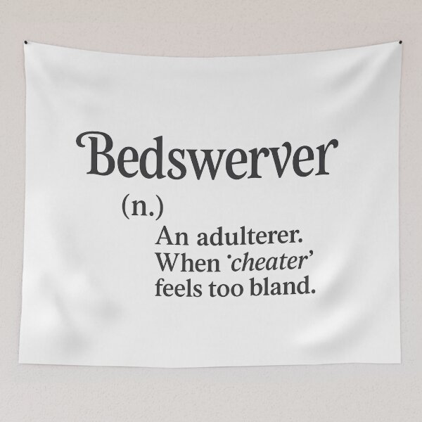 Item preview, Bedswerver Funny Cheater Old Slang Typography Definition Design designed and sold by Shoot-The-Moon.