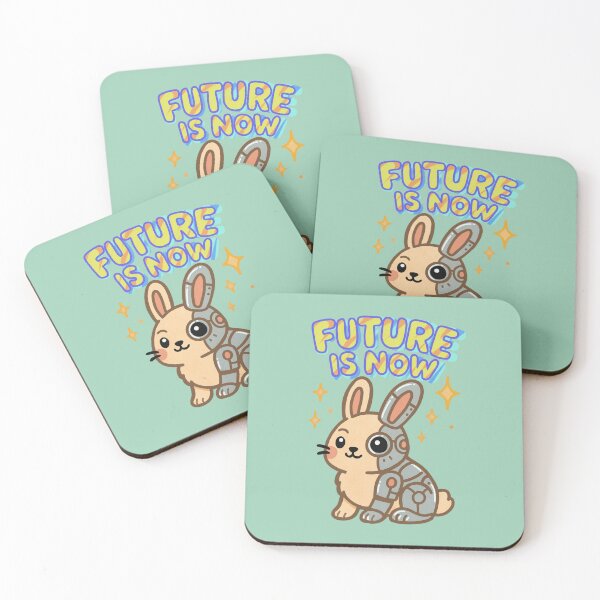 Item preview, Future Is Now – Cyborg Bunny designed and sold by BabyStarDesigns.