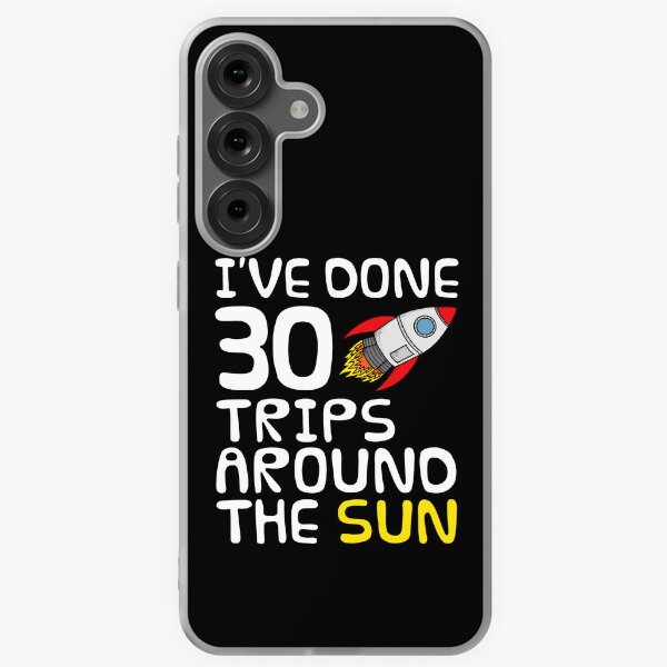 Item preview, 30 Trips Around The Sun, 30th Birthday Space Rocket designed and sold by doodlerob.