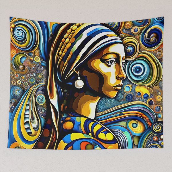 Item preview, Girl with the pearl earring 2 designed and sold by George Hutton Hunter.