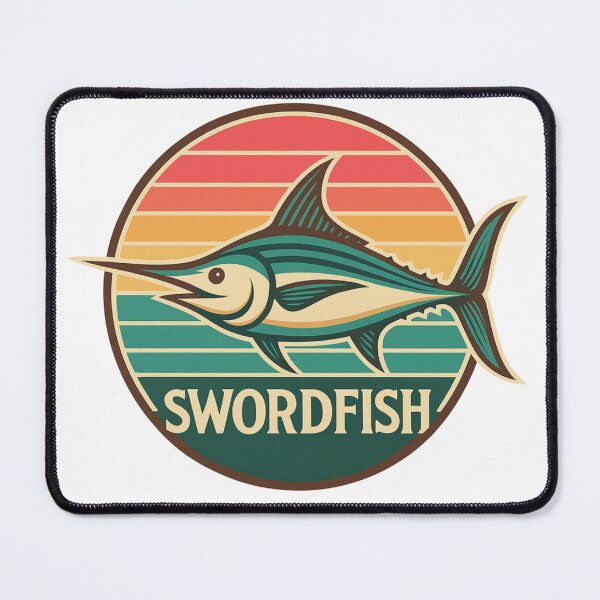 Item preview, Swordfish (retro) designed and sold by Bubble-Boris.