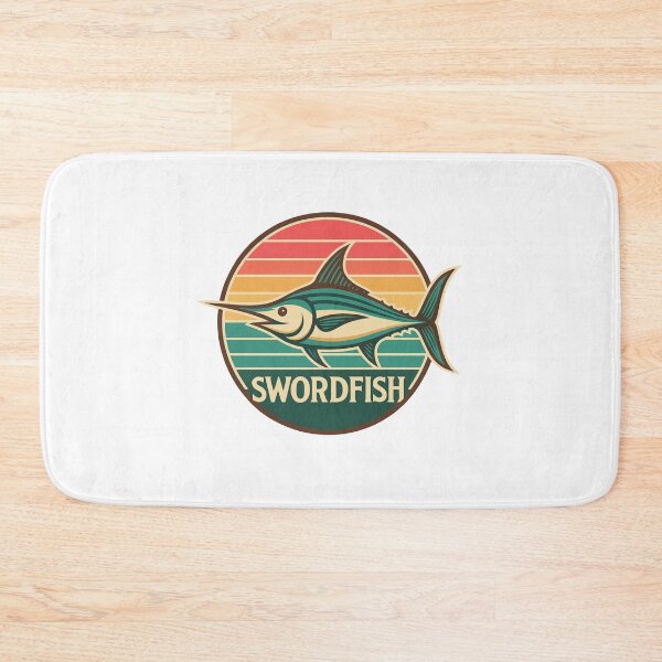Item preview, Swordfish (retro) designed and sold by Bubble-Boris.