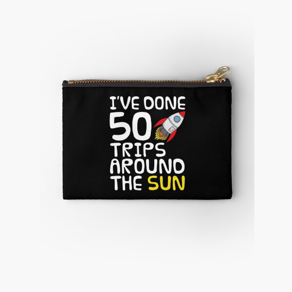 Item preview, 50 Trips Around The Sun, 50th Birthday Space Rocket designed and sold by doodlerob.