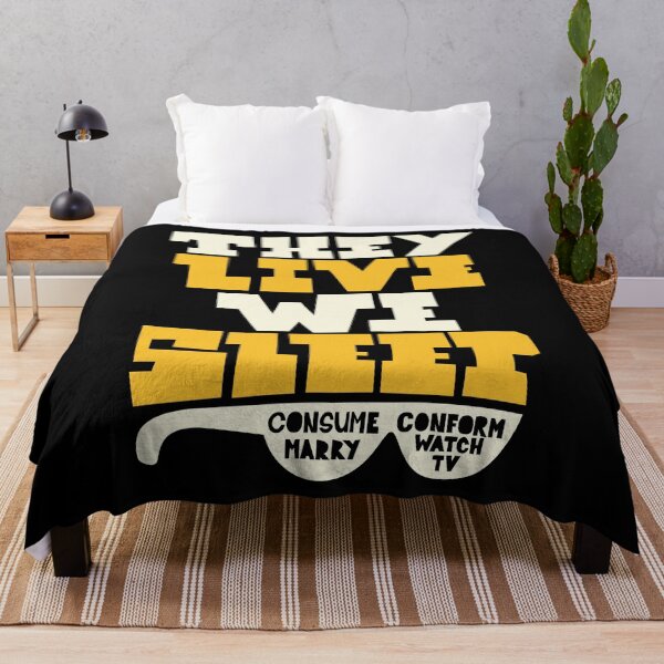 Item preview, They Live – We Sleep Typography designed and sold by Boogosh.
