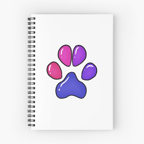Item preview, Bisexual Paw Print designed and sold by Lynxeon's Shop.