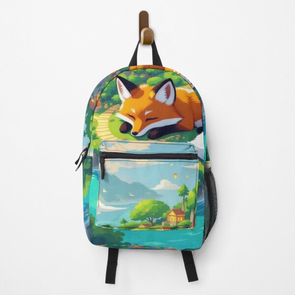 Item preview, Sleeping Fox Island – Aerial Fantasy Vibes designed and sold by FotoworldEdel.