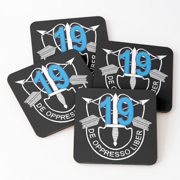 Item preview, SOF - 19th SF - SF DUI - w 19th Flash Colored Numbers X 300 designed and sold by Military Insignia Products.