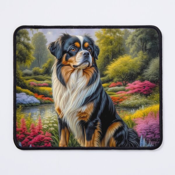 Item preview, Reuben Tri-color Chug Dog Portrait Painting designed and sold by Heart and Soul Studio.