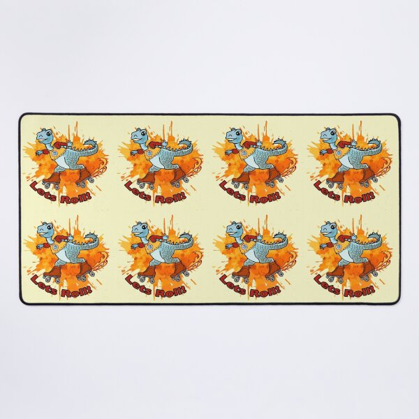 Item preview, Dinosaur Rollerskater designed and sold by artmuvz.