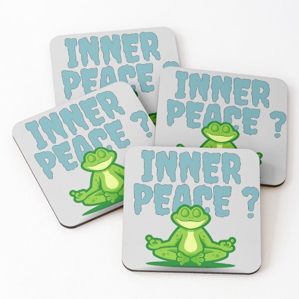 Item preview, Inner Peace Frog Humor Design designed and sold by PurelyDesign.