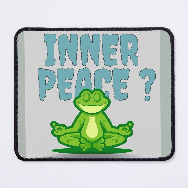 Item preview, Inner Peace Frog Humor Design designed and sold by PurelyDesign.