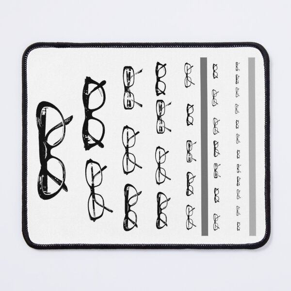 Item preview, Opticians Eye Chart of Glasses designed and sold by NineX-Customs.