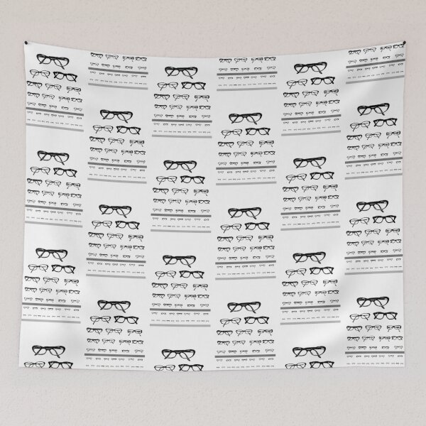 Item preview, Opticians Eye Chart of Glasses designed and sold by NineX-Customs.