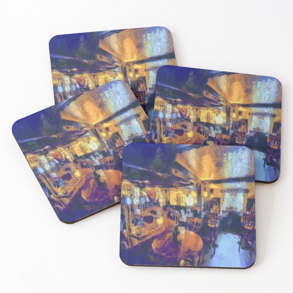 Item preview, English Country Pub Van Gogh Style designed and sold by Londonimages.