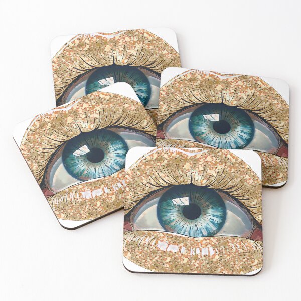 Item preview, Sparkling Lips & Hypnotic Eye designed and sold by Hen-C-Art.
