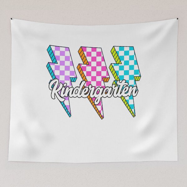 Item preview, Kindergarten Lightning Bolt Colorful Fun First School Year Back To School designed and sold by tigger shop.